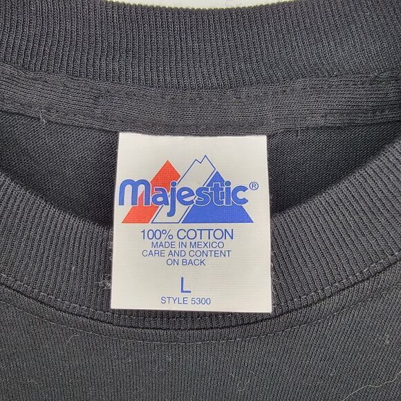 VTG 2000 World Series Subway Series T-Shirt Men's L Large‎ Majestic Deadstock - Picture 3 of 8